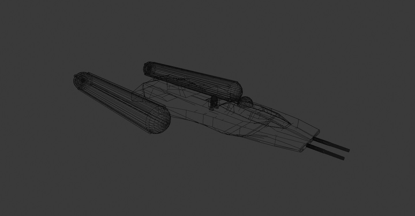 Star Wars - Y Wing StarFighter 3D model_5