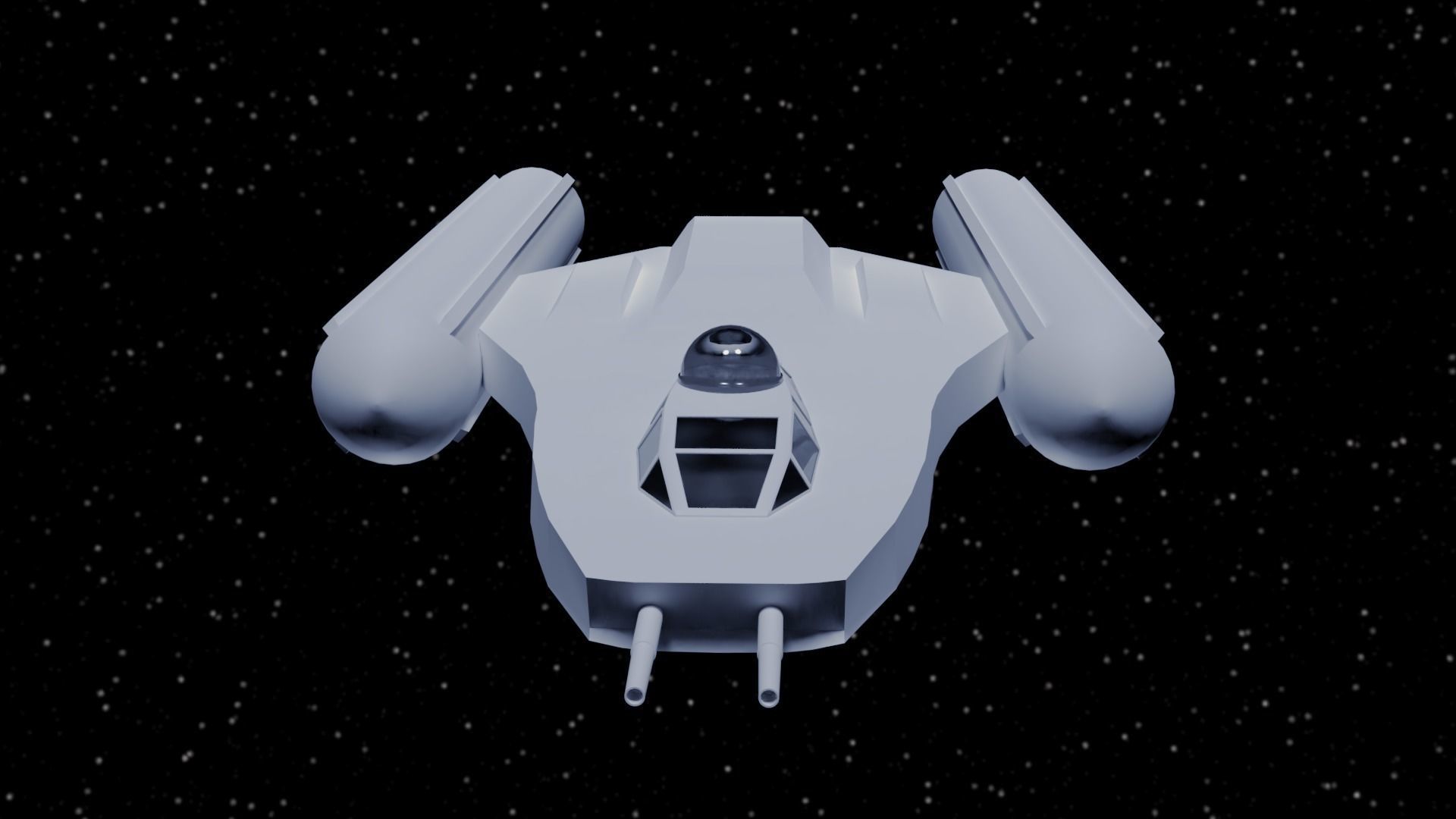 Star Wars - Y Wing StarFighter 3D model_1