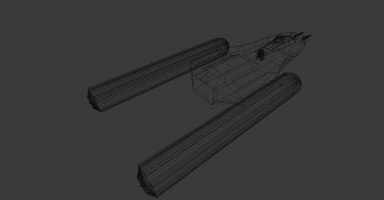 Star Wars - Y Wing StarFighter 3D model_6