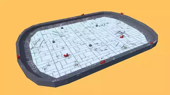 Race Arena - Stylized Race Car Pack Low-poly 3D model