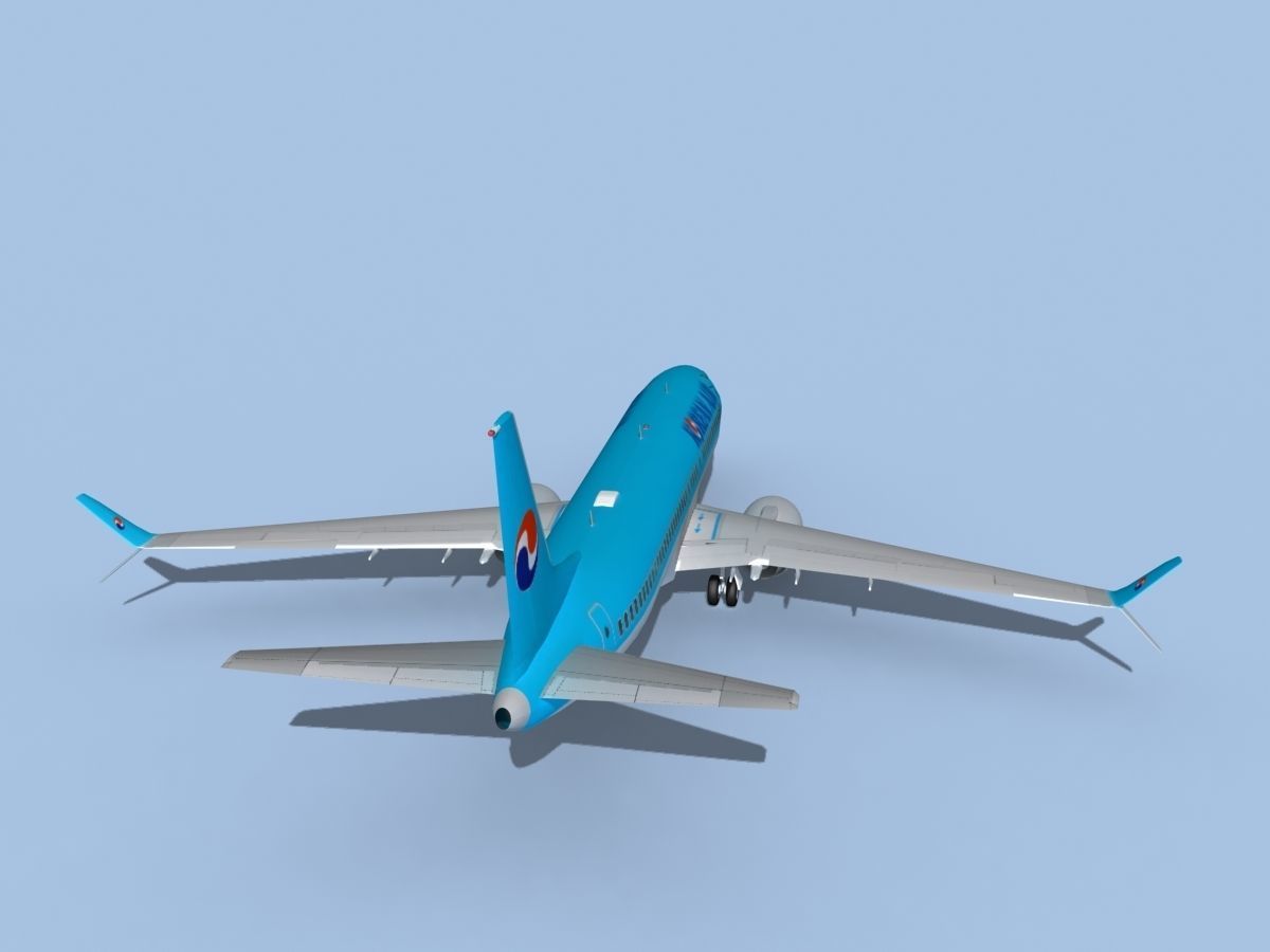Boeing 737-800 Max Korean Air 3D model_6