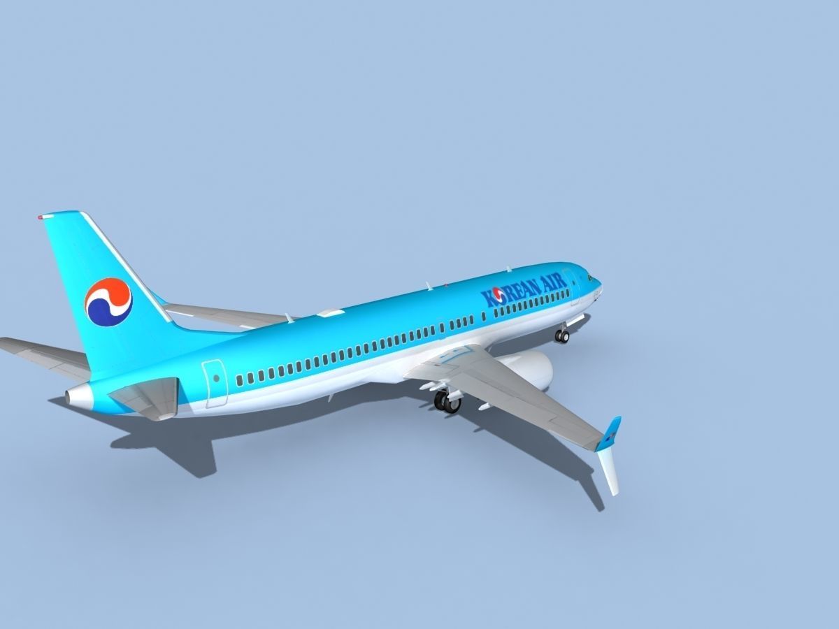 Boeing 737-800 Max Korean Air 3D model_5