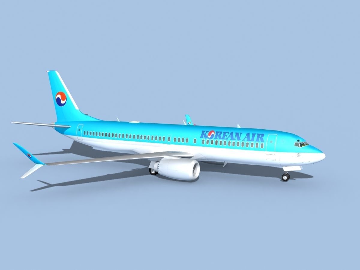 Boeing 737-800 Max Korean Air 3D model_3