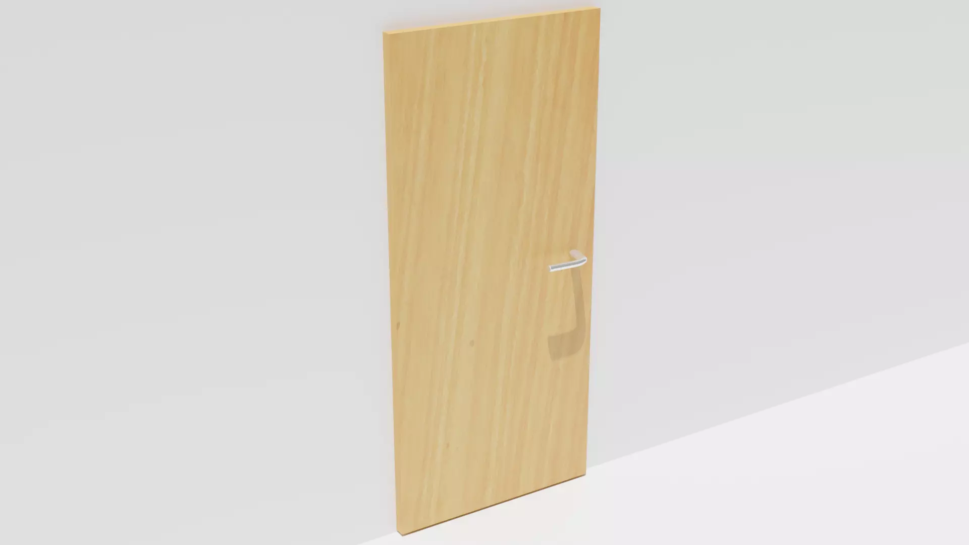 wood door Free 3D model