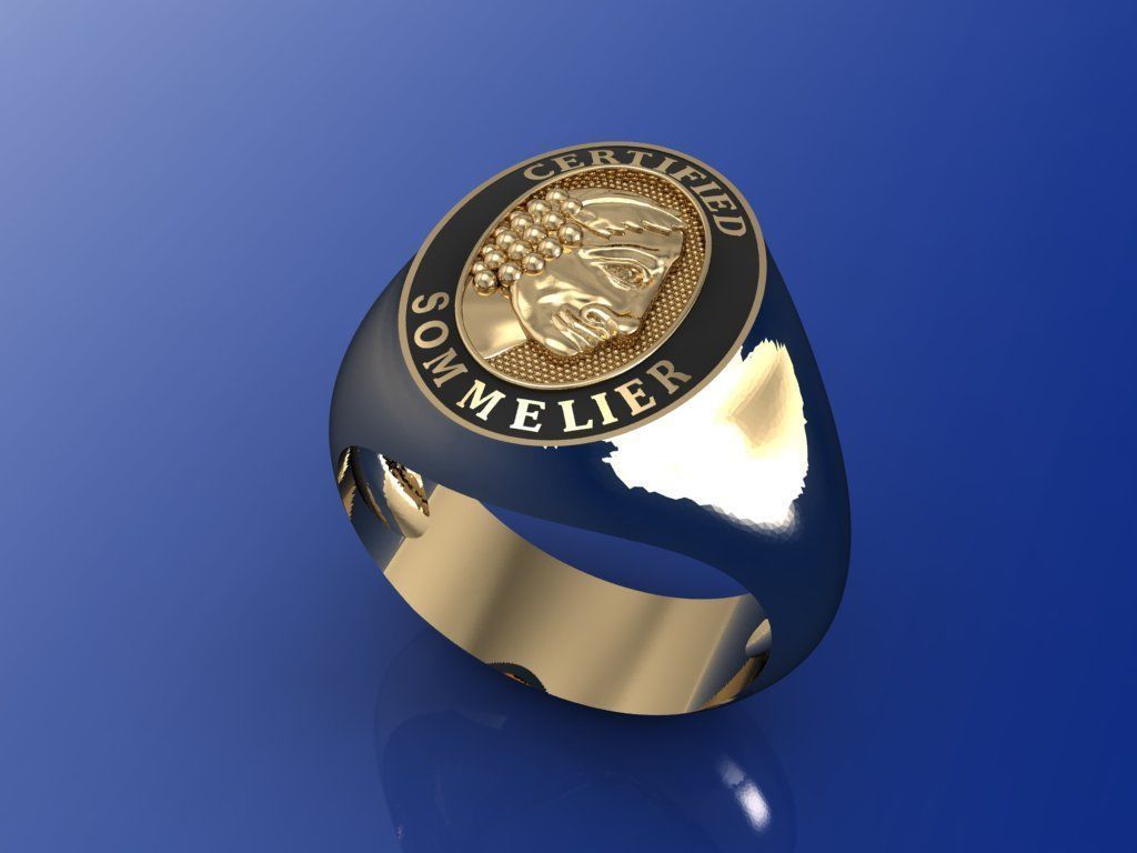 3D printable model signet ring with name of john lemoyne 3D print model_3