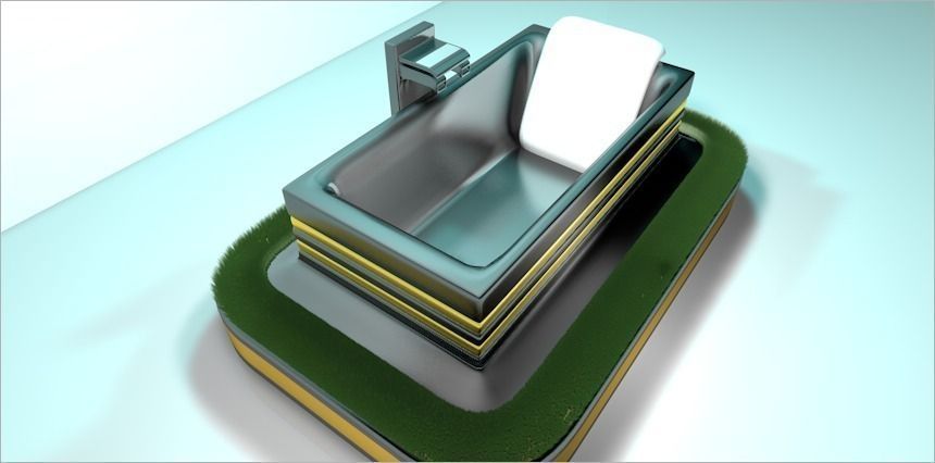 Bathtub bath tub 3D model