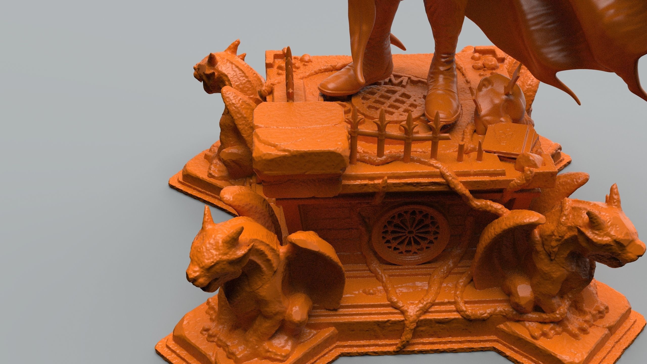 BATMAN ALEX ROSS 3D print model_9