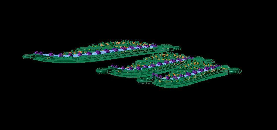 Leaf Pendant 3D print model_3