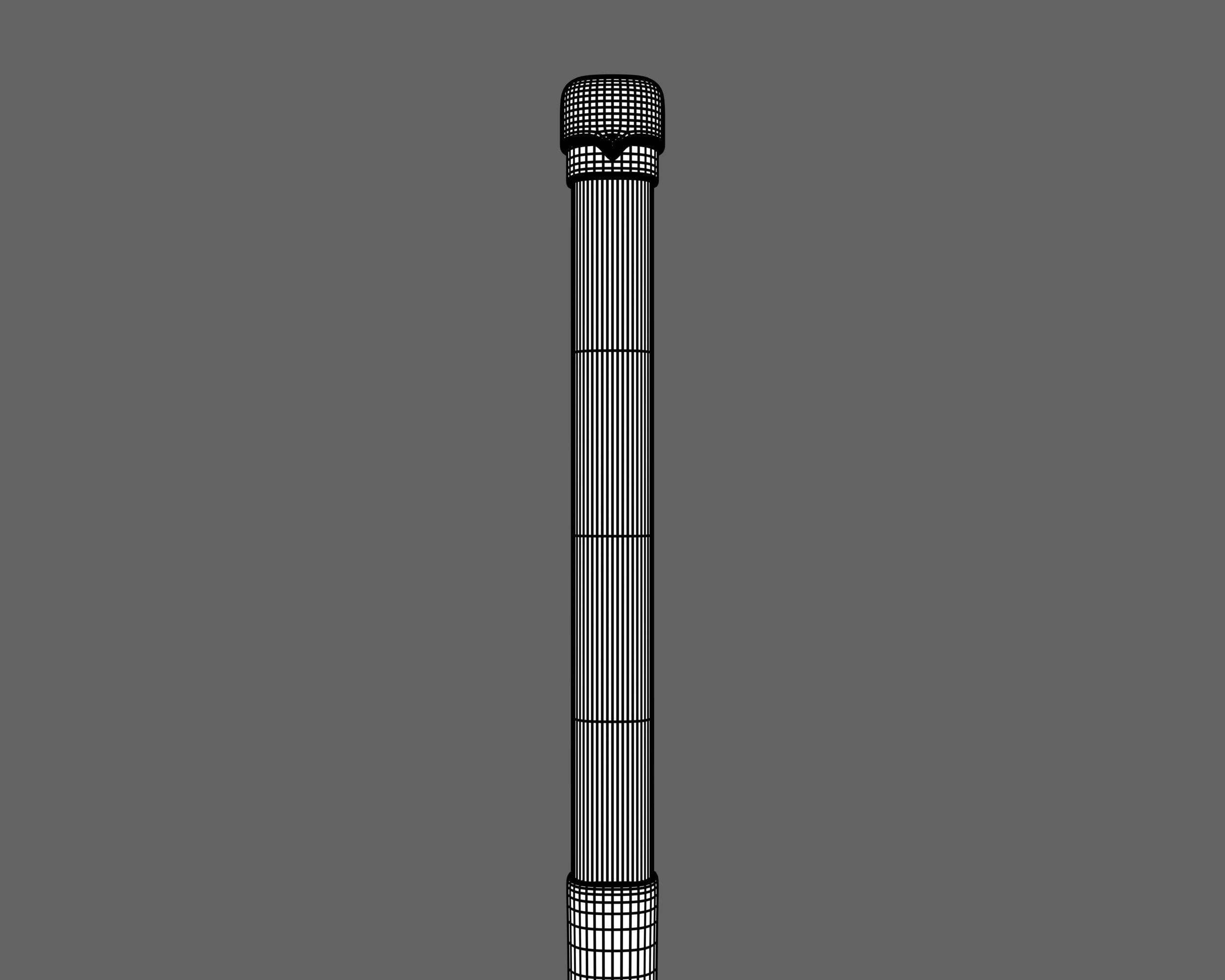 Ancient Viking Halberd Low-poly 3D model_16