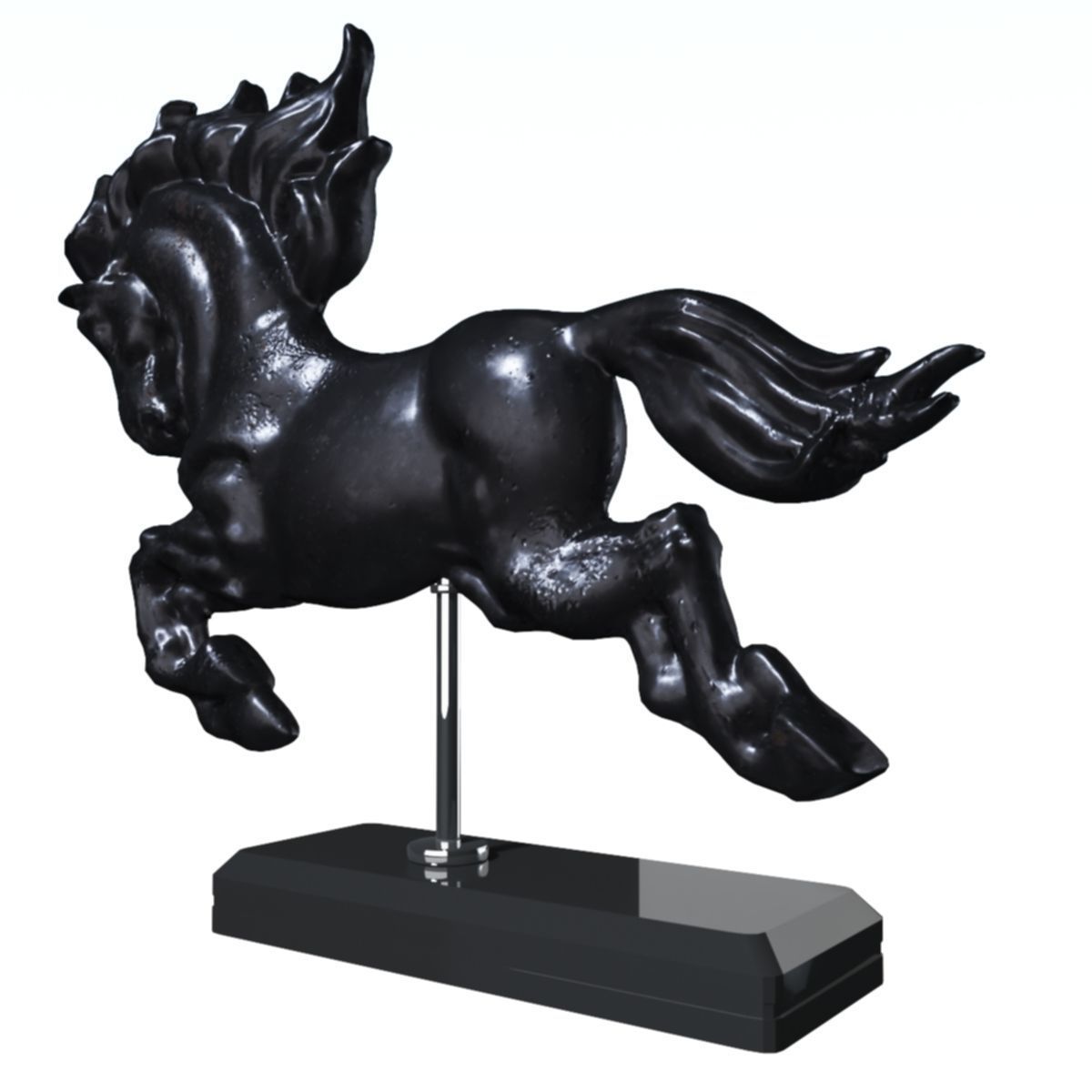 horse decorative 3D model_2