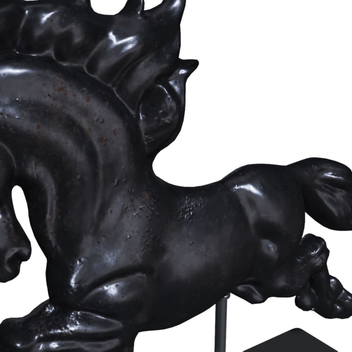 horse decorative 3D model_3