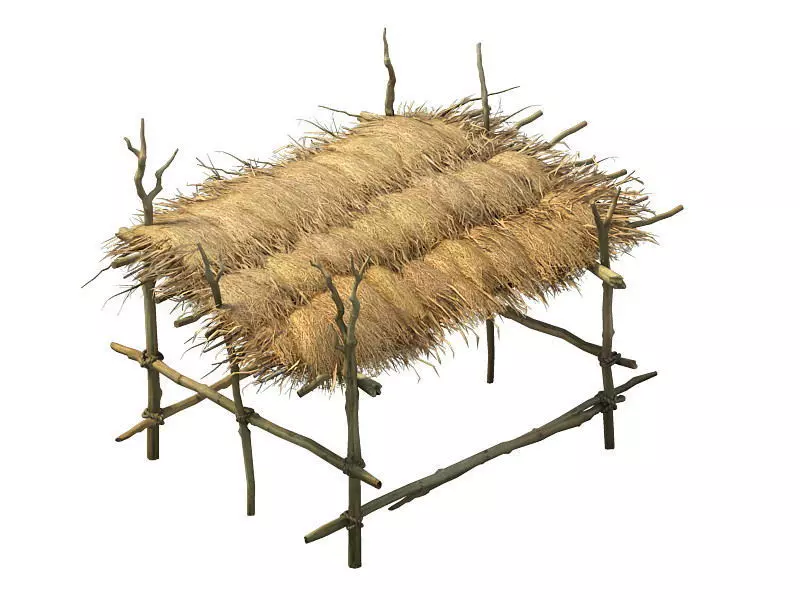 Desert - hut 3D model