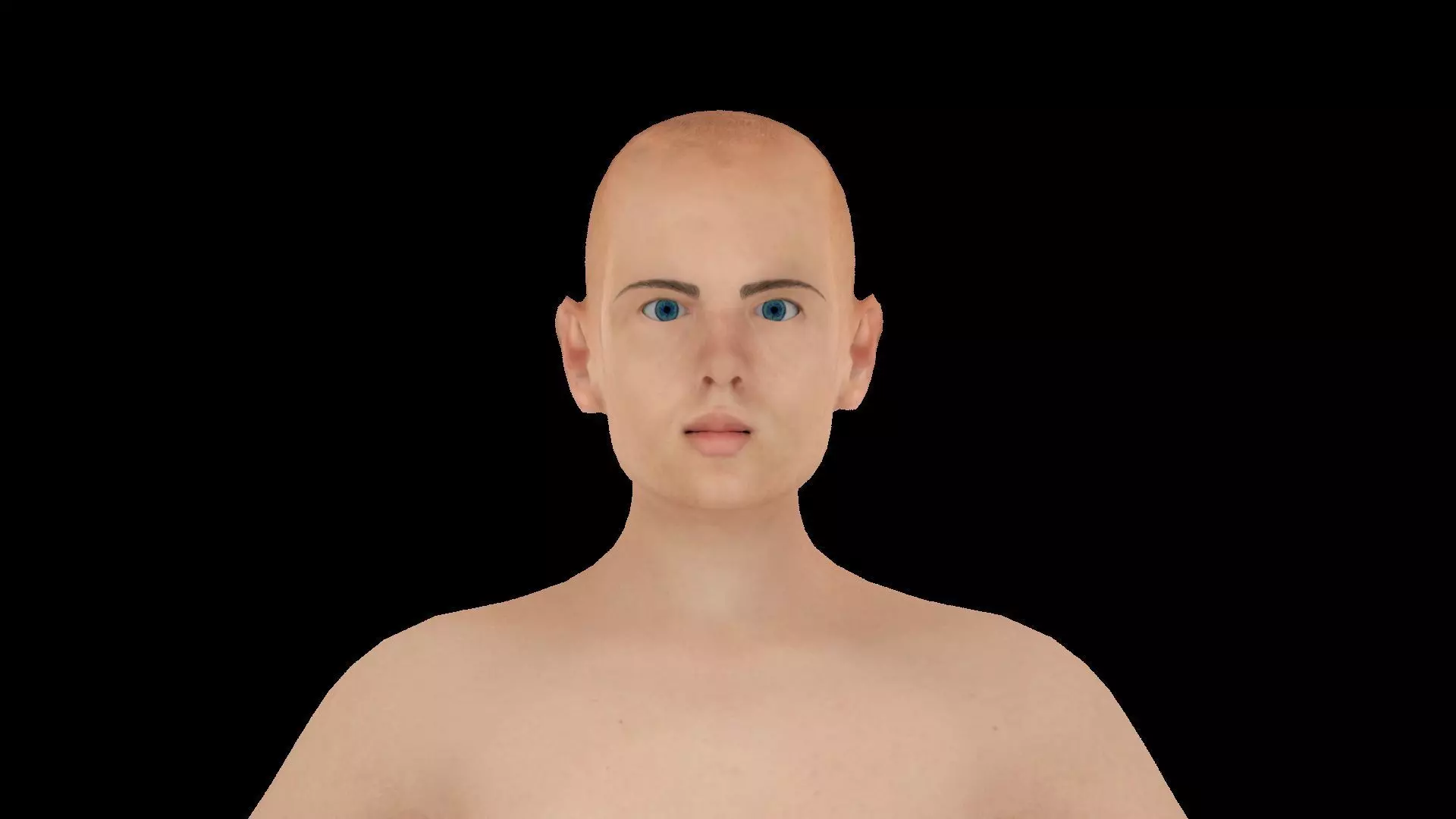 Model 12 naked man 3D model_0