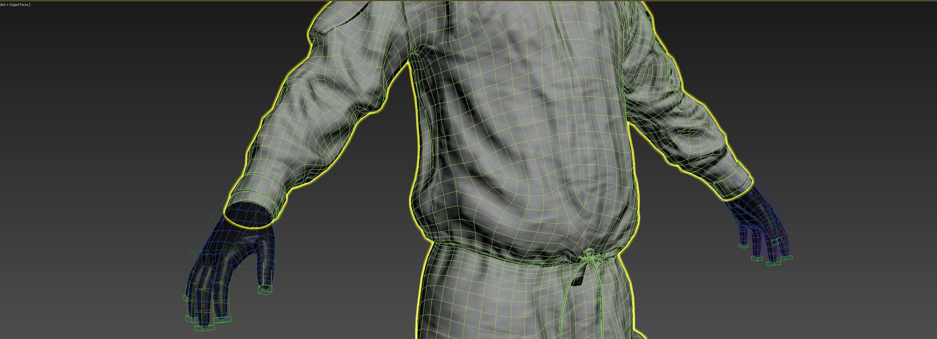 Hazmat Suit Low-poly 3D model_19