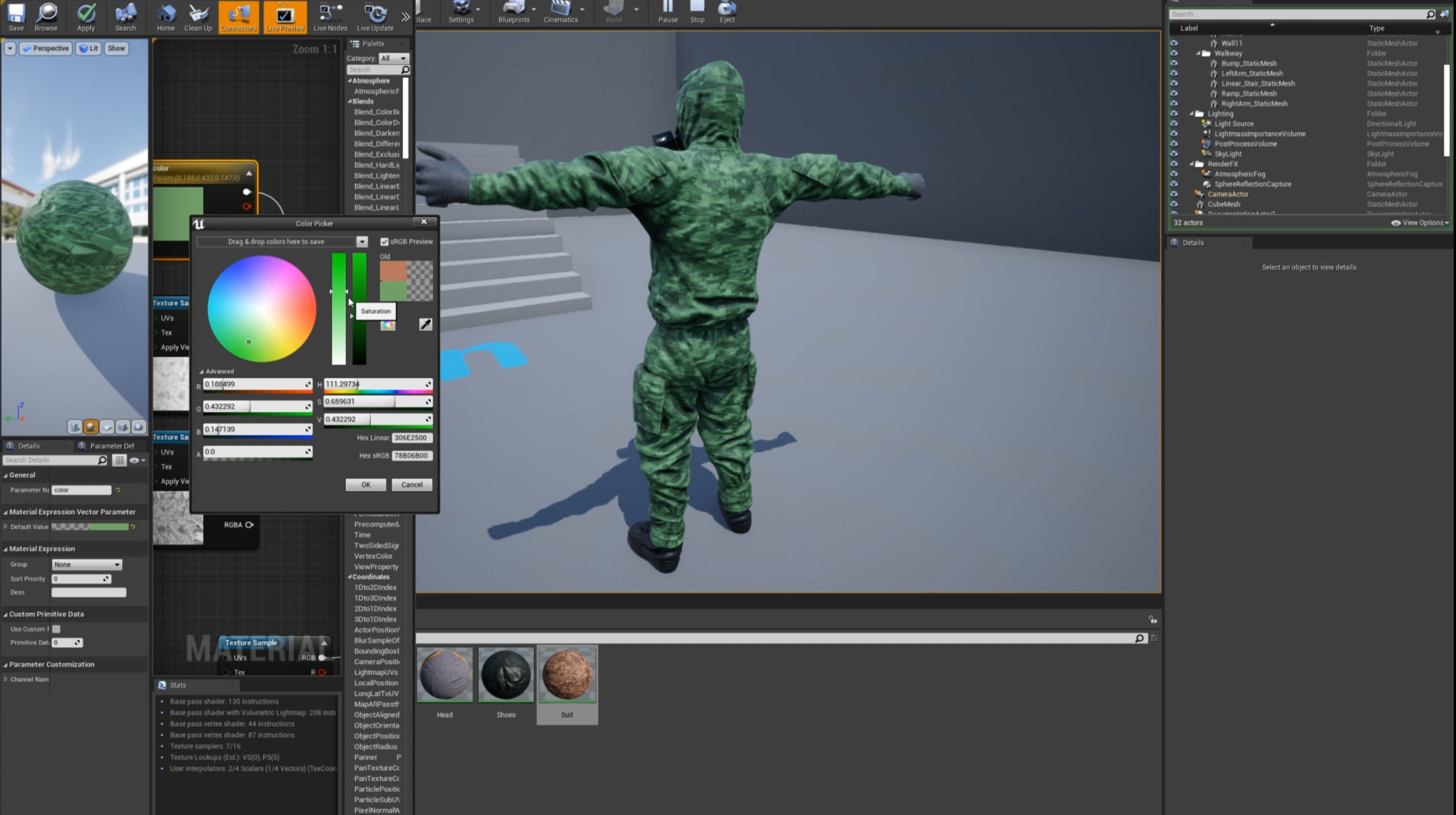 Hazmat Suit Low-poly 3D model_16