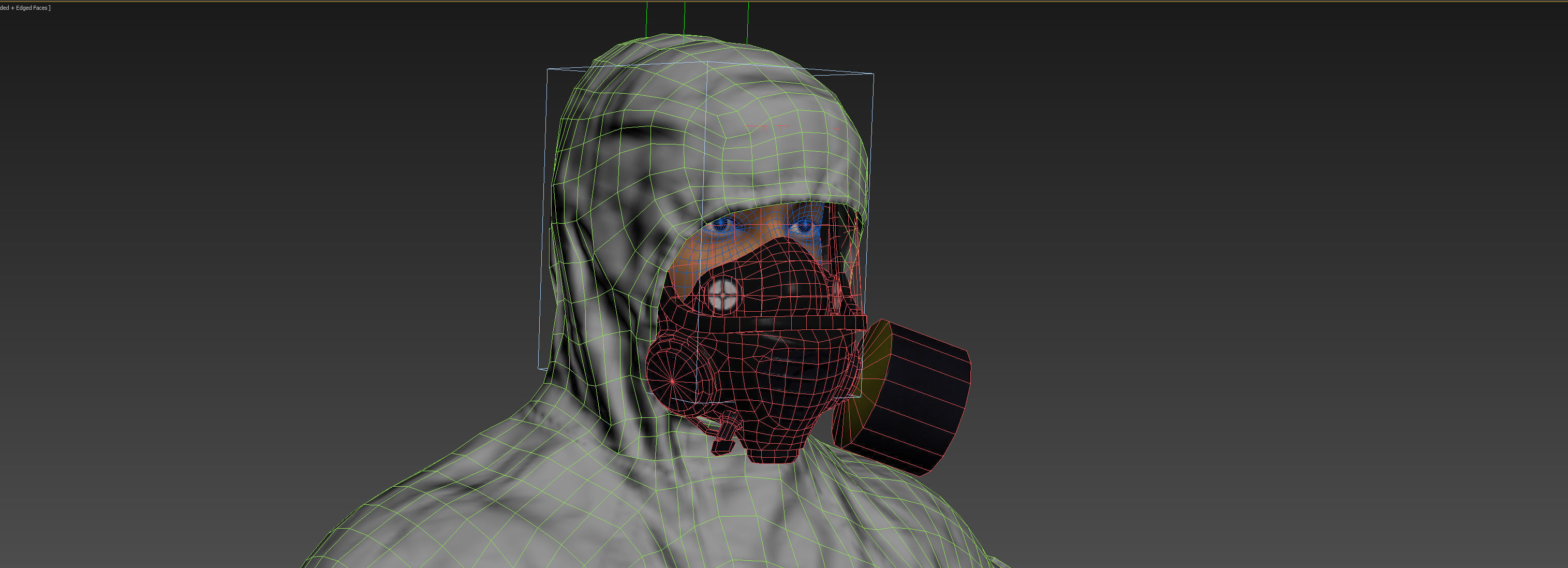 Hazmat Suit Low-poly 3D model_21