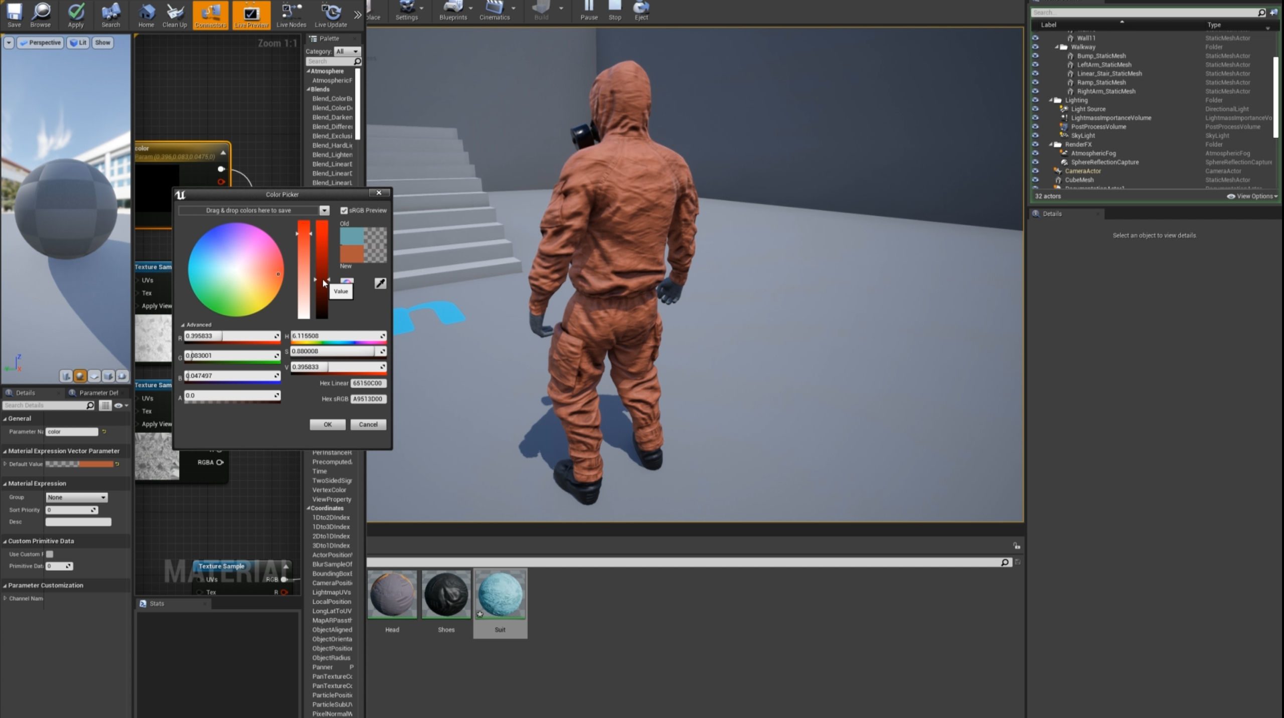 Hazmat Suit Low-poly 3D model_17