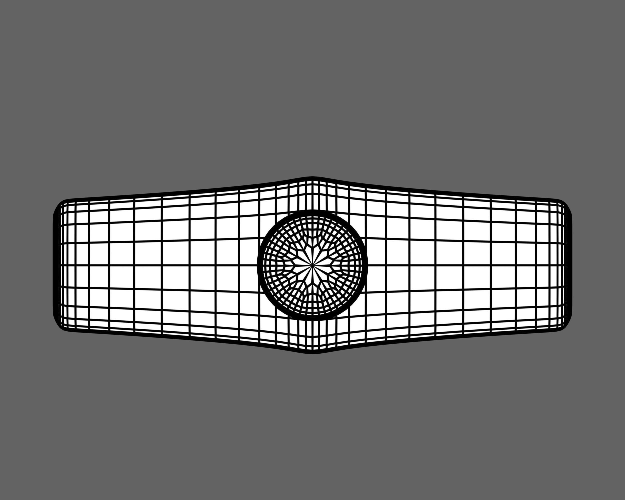 Ancient Viking Hammer Low-poly 3D model_13