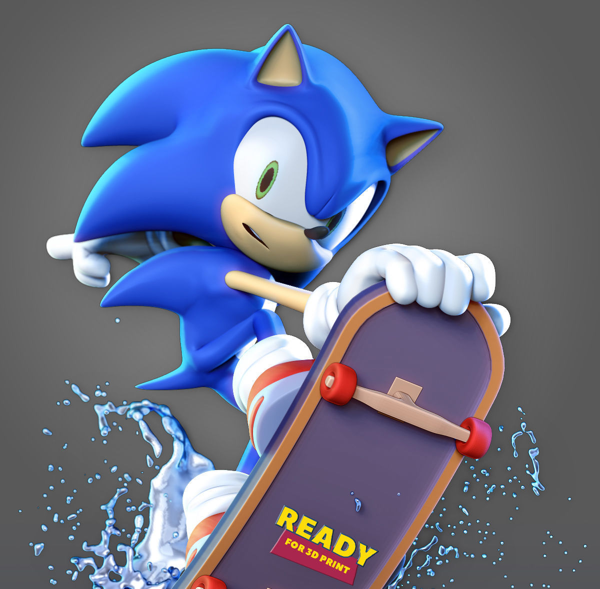 Sonic the Hedgehog 3D print model_25