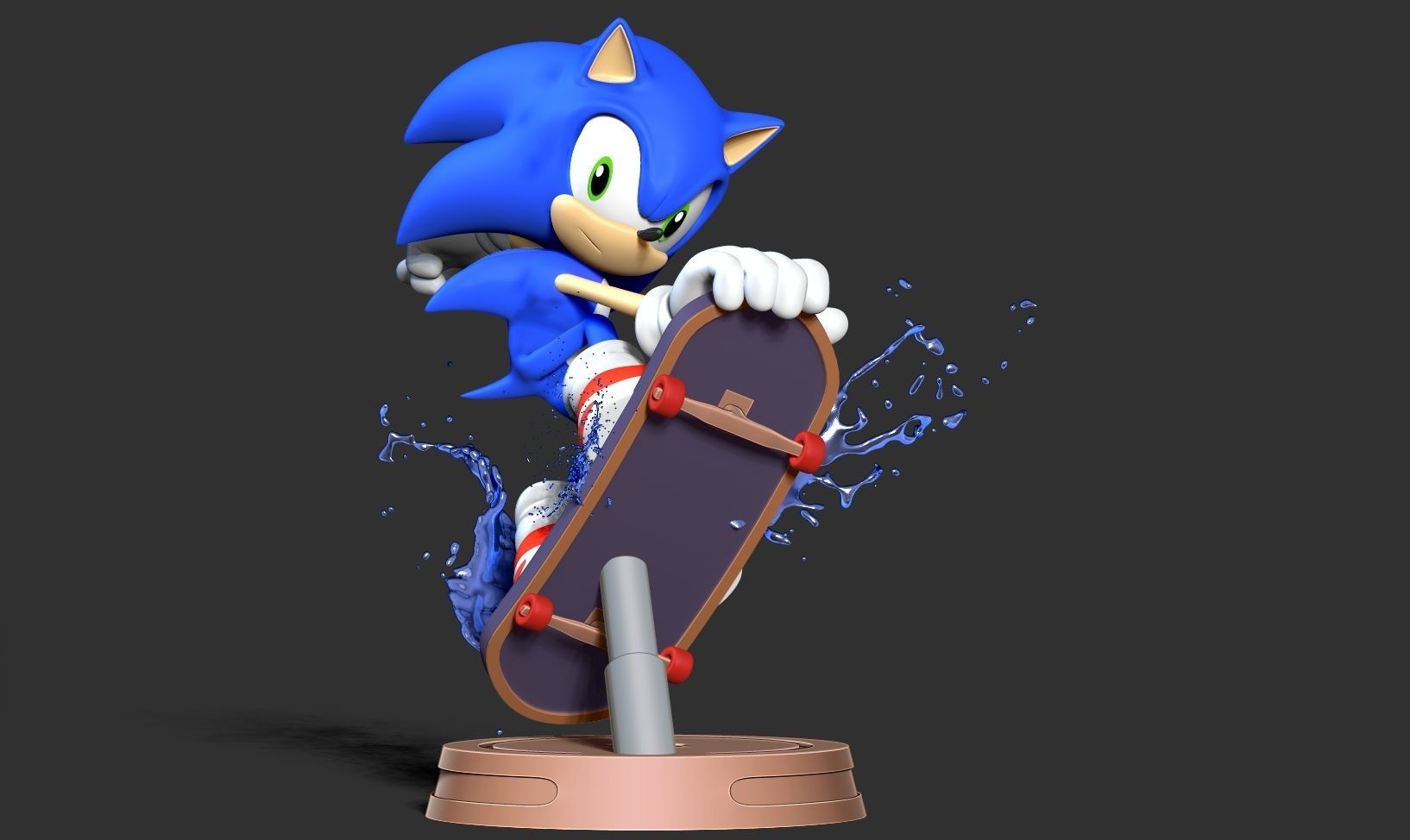 Sonic the Hedgehog 3D print model_15