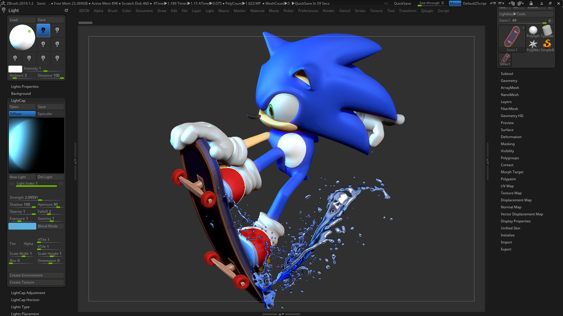 Sonic the Hedgehog 3D print model_9
