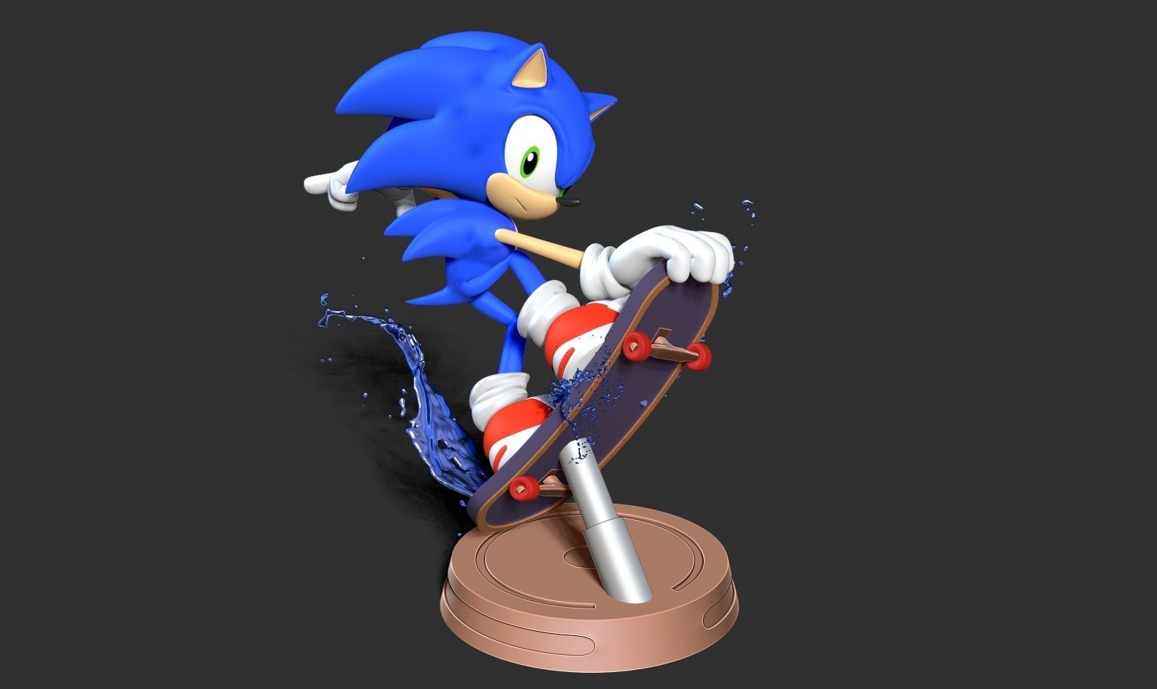 Sonic the Hedgehog 3D print model_23