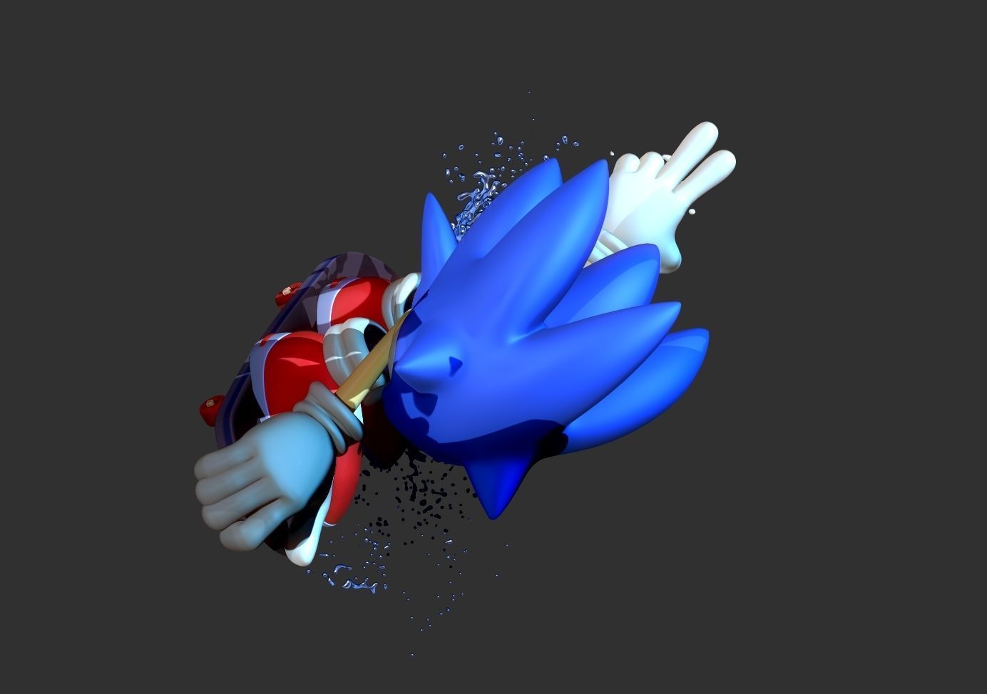 Sonic the Hedgehog 3D print model_11