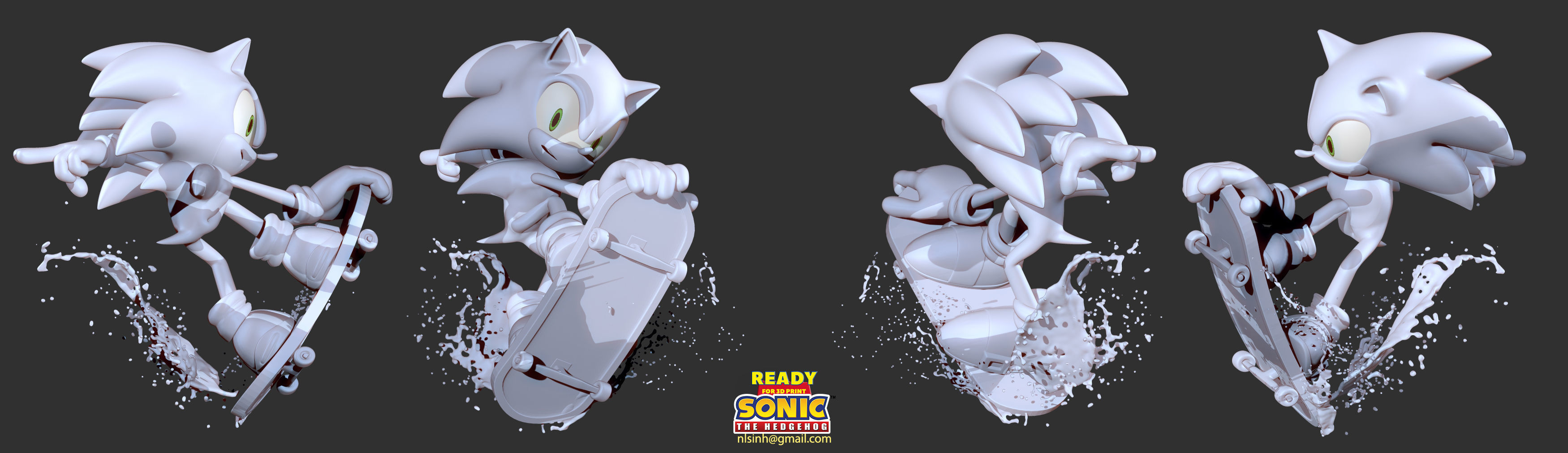 Sonic the Hedgehog 3D print model_8