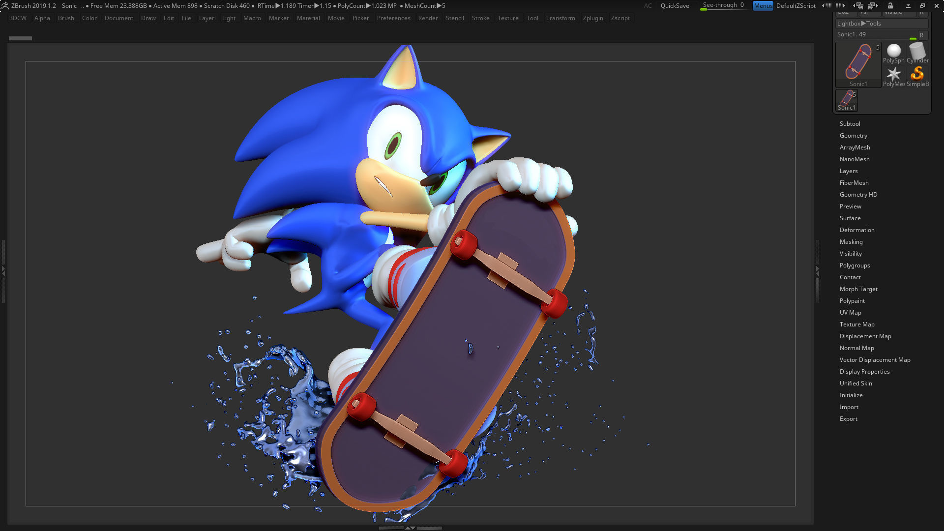 Sonic the Hedgehog 3D print model_6
