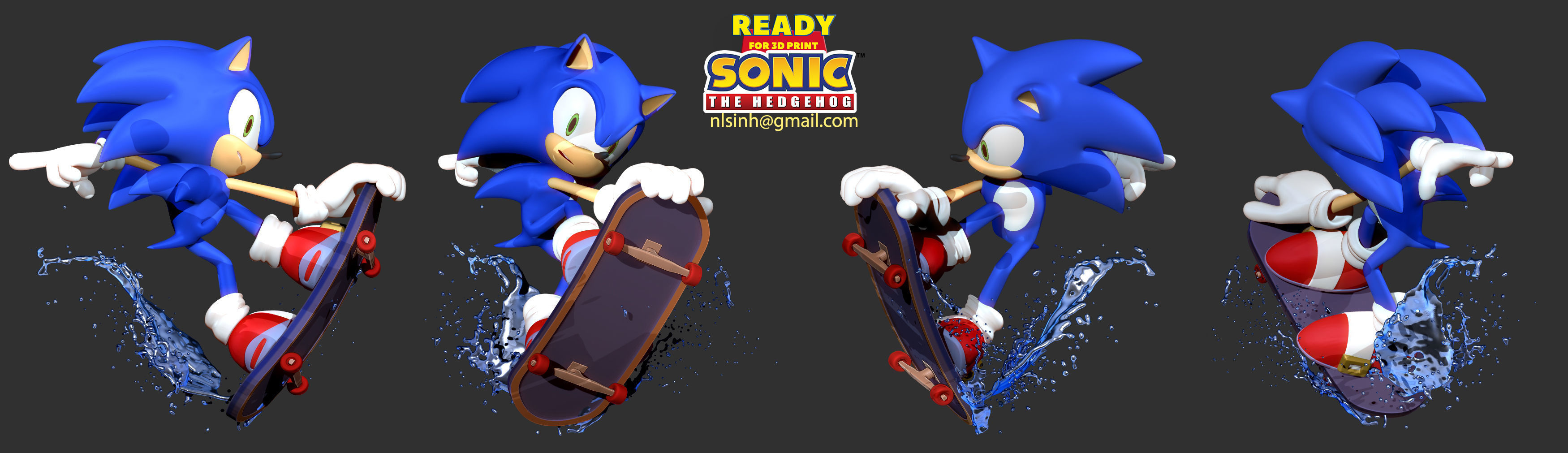 Sonic the Hedgehog 3D print model_7