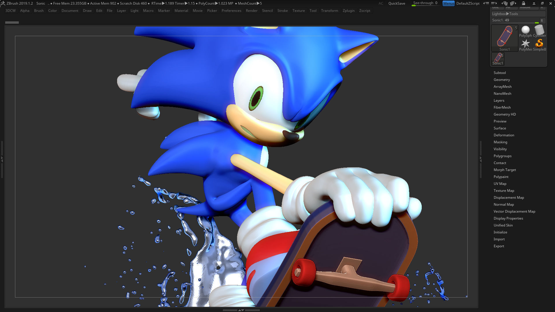 Sonic the Hedgehog 3D print model_10