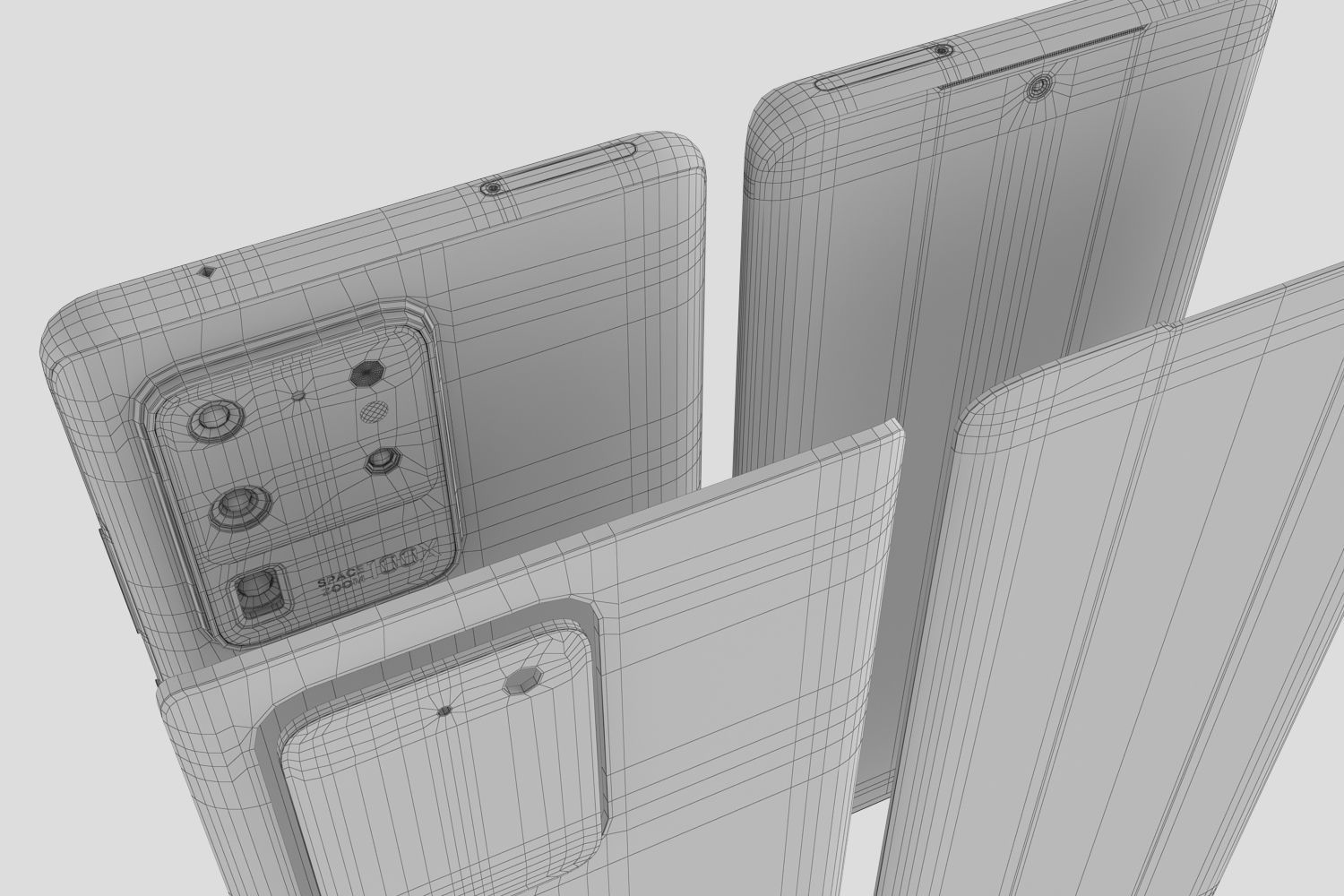 Samsung Galaxy S20 Ultra 5G All colors 3D model_17