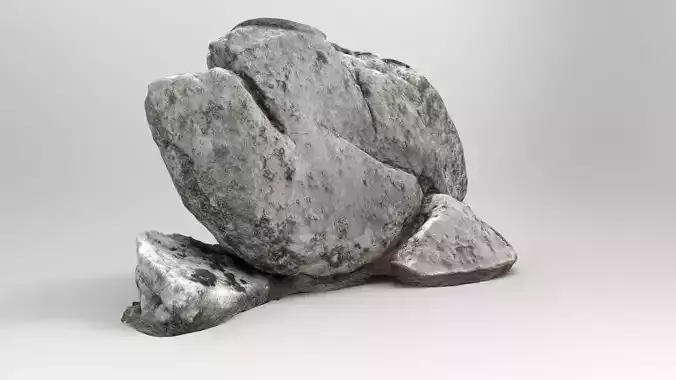 ROCK3 HIGH AND LOW POLY 8K