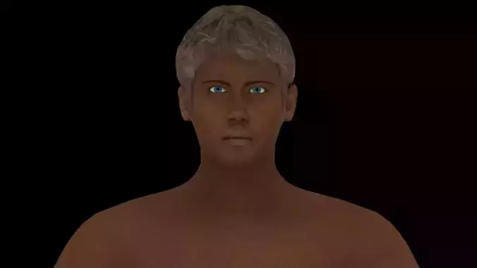 Model 8 male nude mannequin 3D model