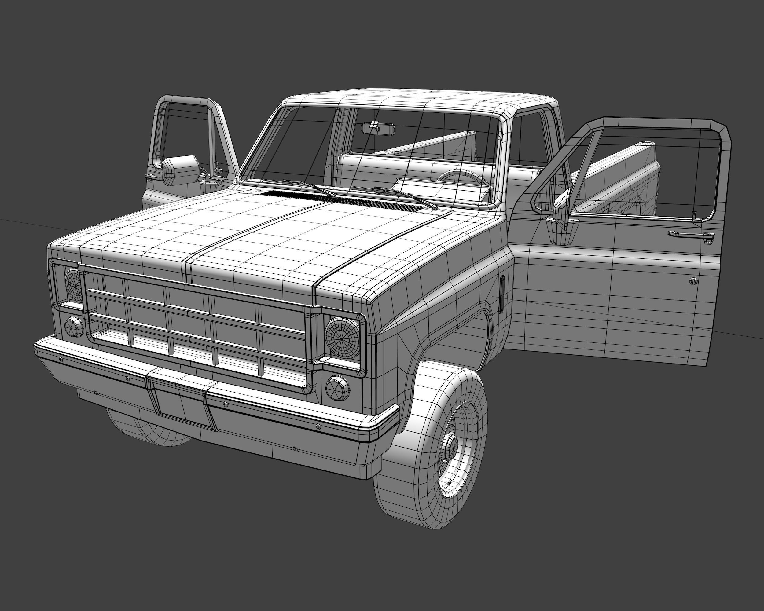 Pick-up 1 3D model_7