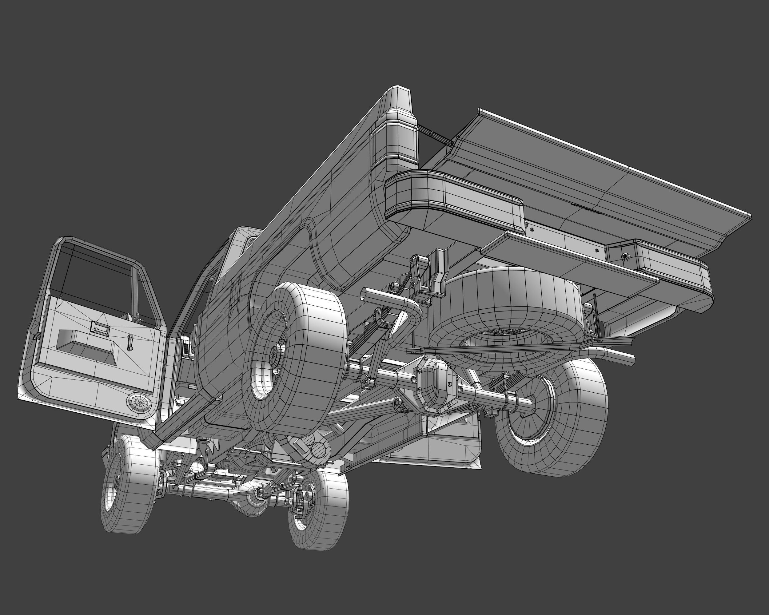 Pick-up 1 3D model_11
