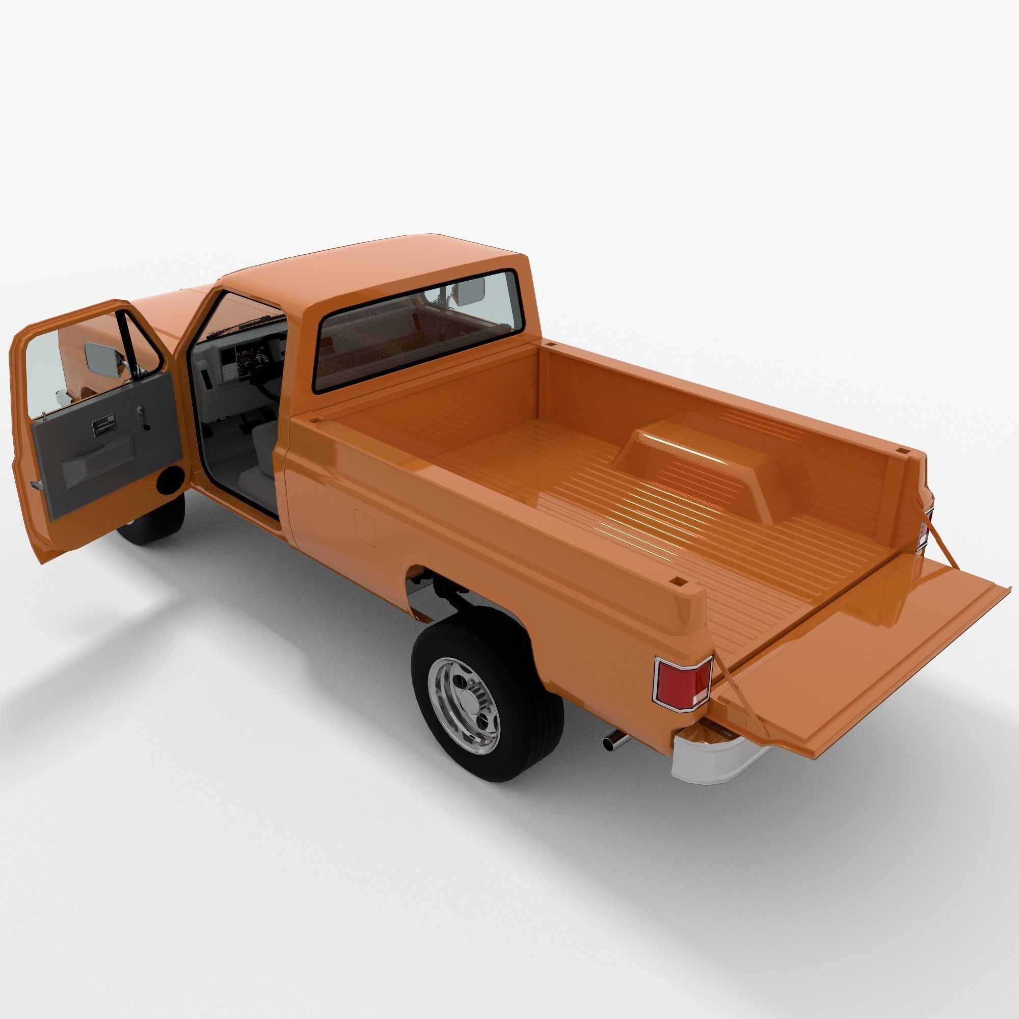 Pick-up 1 3D model_3