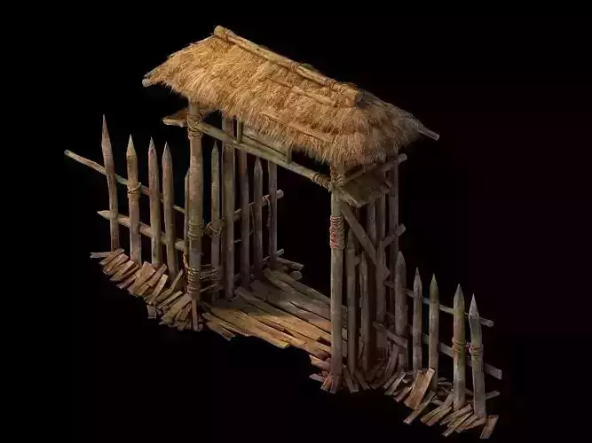 Desert Gobi - cottage side door