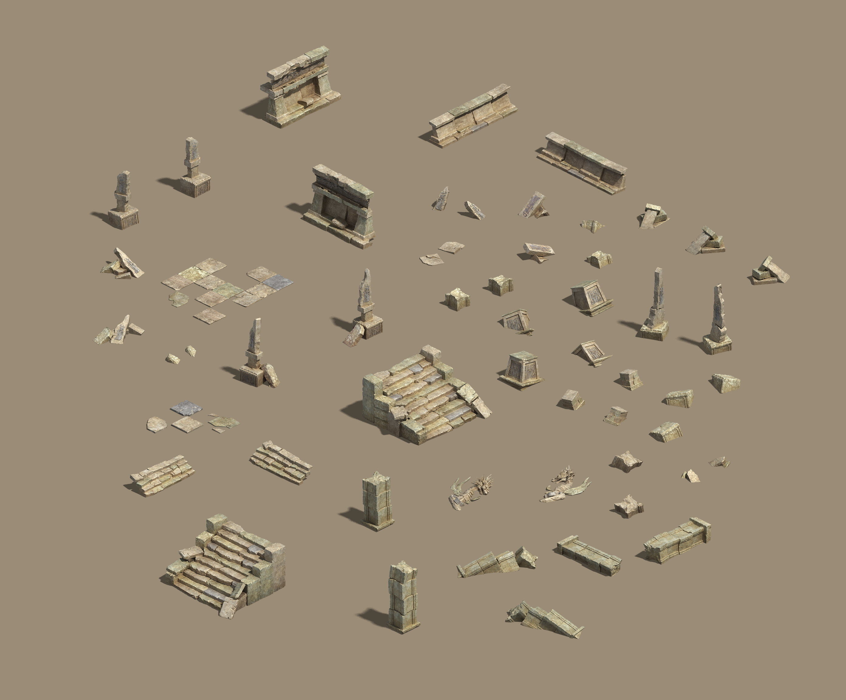 Desert - altar void 3D model_1