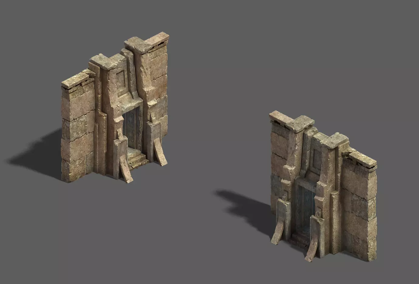 Desert - earth gate 3D model_0