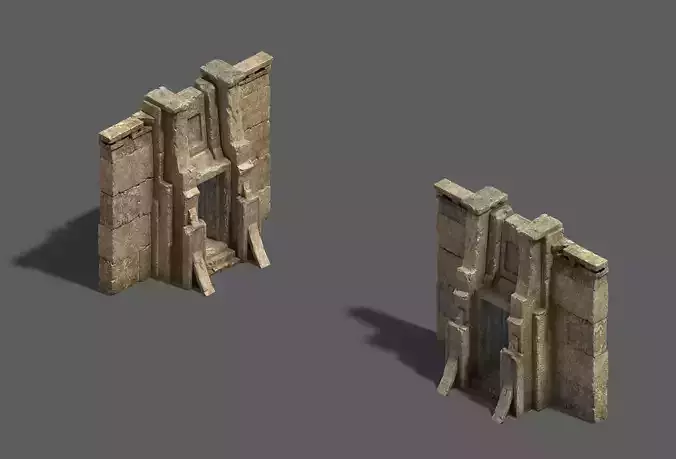 Desert - earth gate 3D model