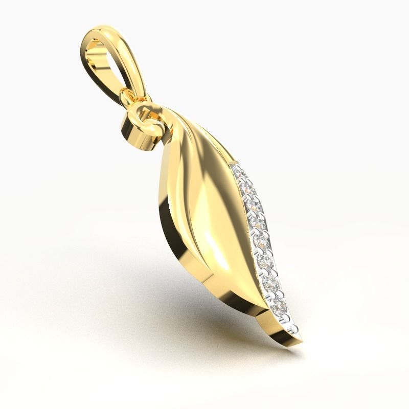 BRIHAT DIAMOND PENDANT 3D print model_3