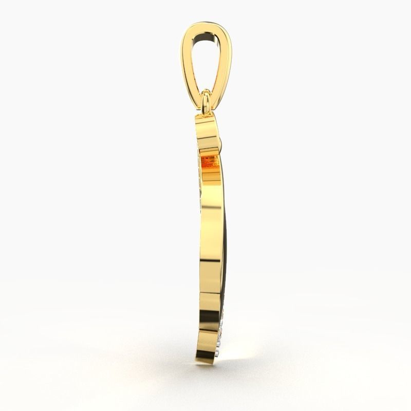 BRIHAT DIAMOND PENDANT 3D print model_5