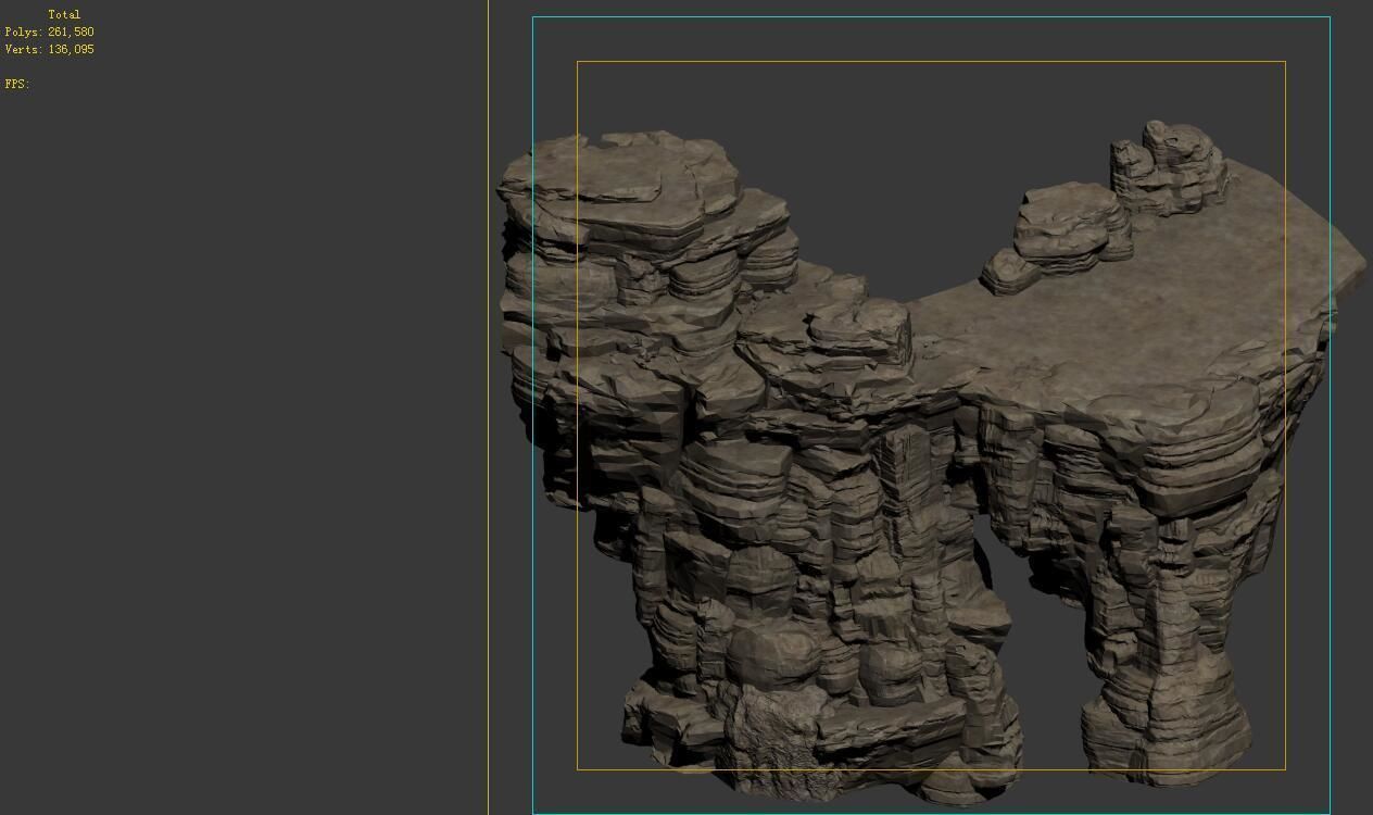 Mountain - Terrain 04 3D model_6