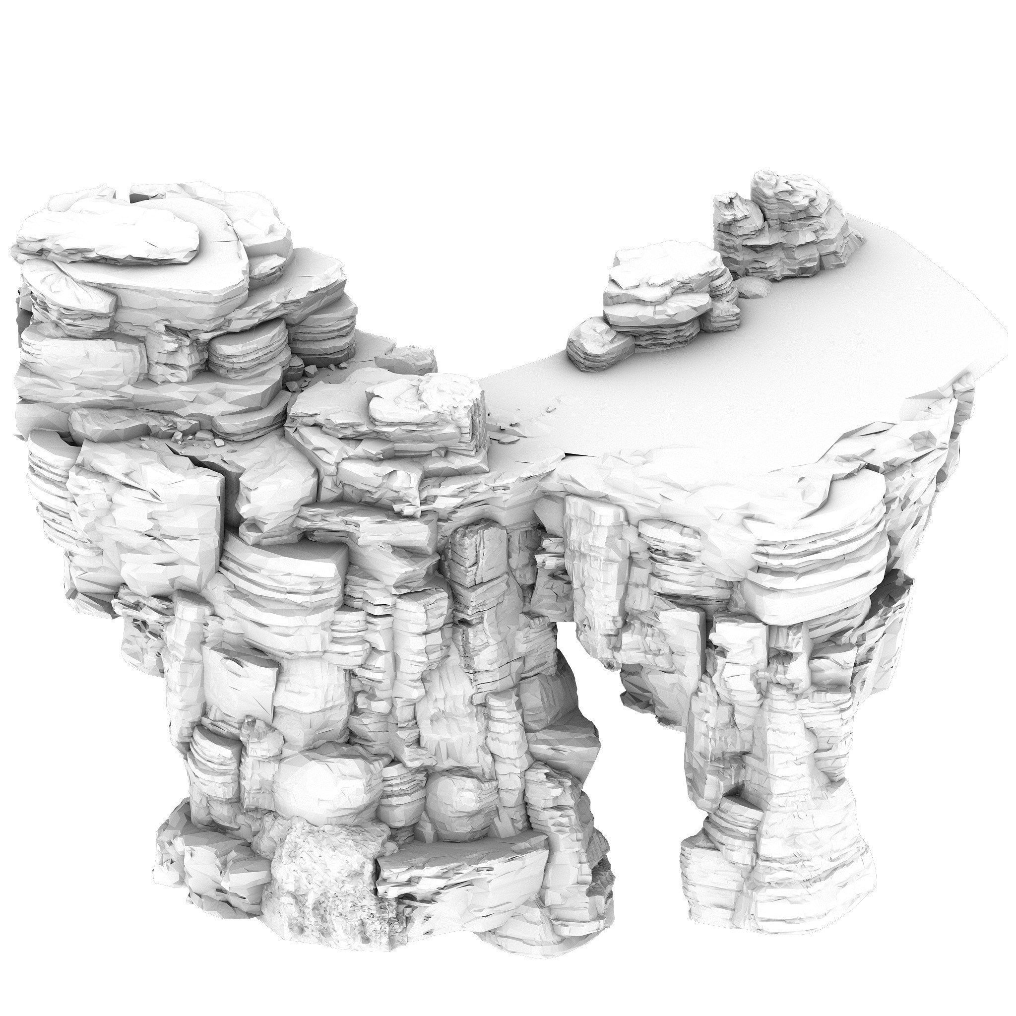 Mountain - Terrain 04 3D model_1