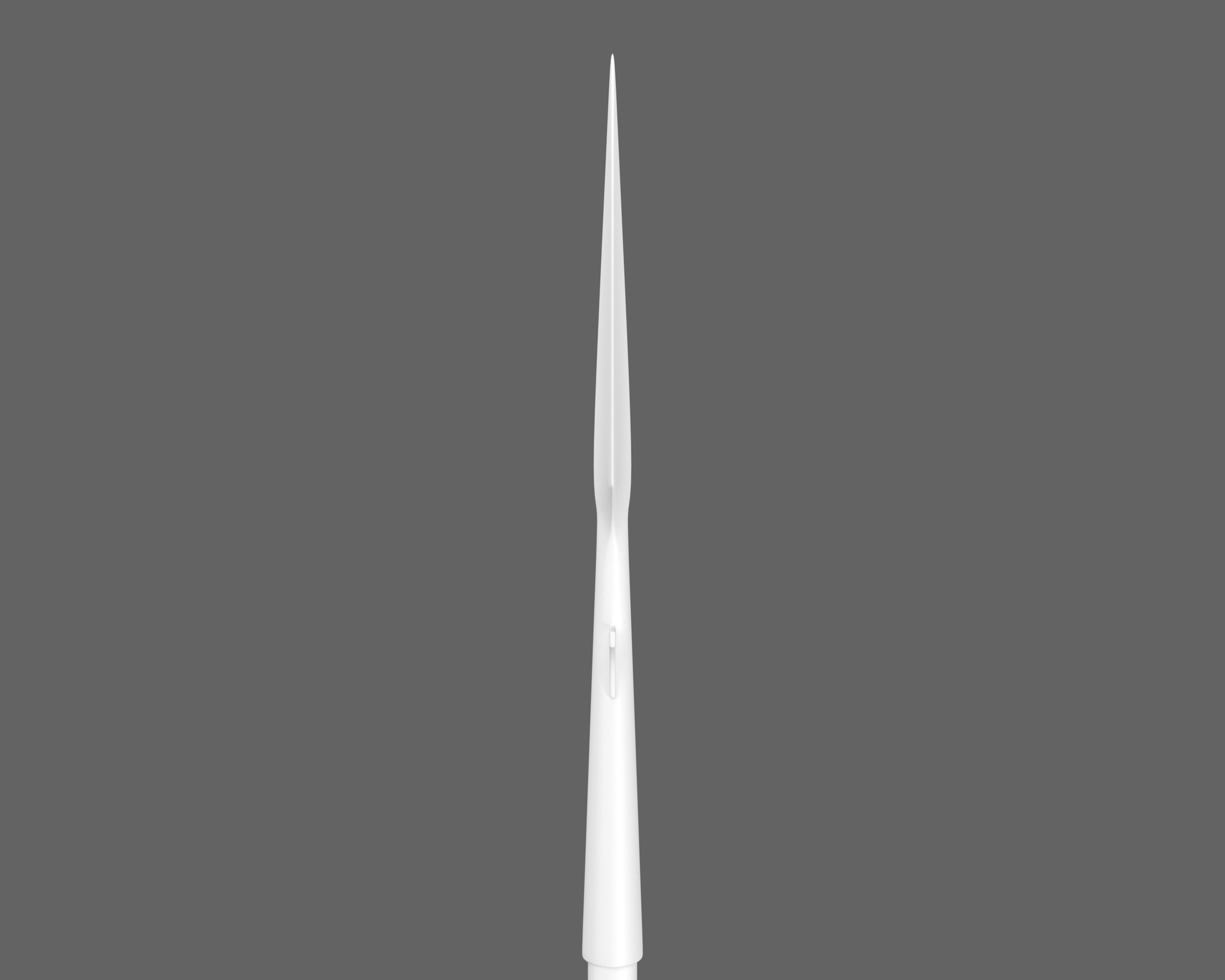 Ancient Viking Spear Low-poly 3D model_12
