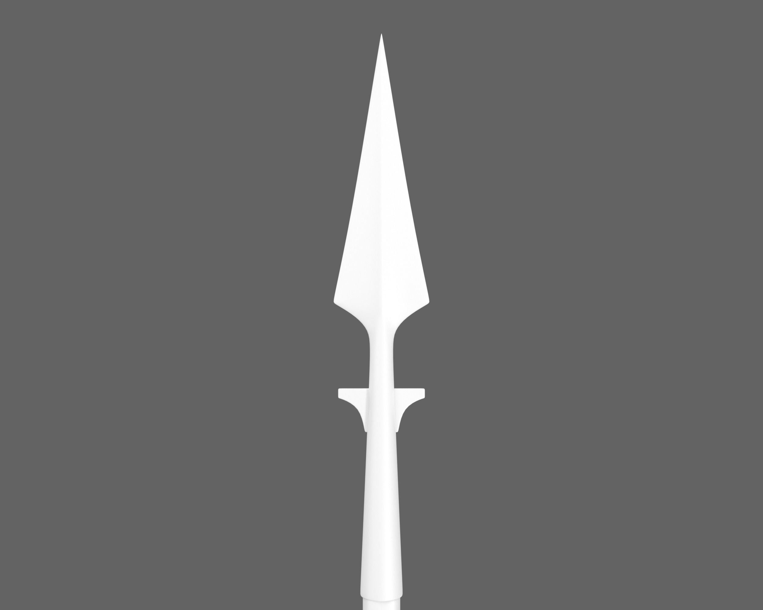 Ancient Viking Spear Low-poly 3D model_9