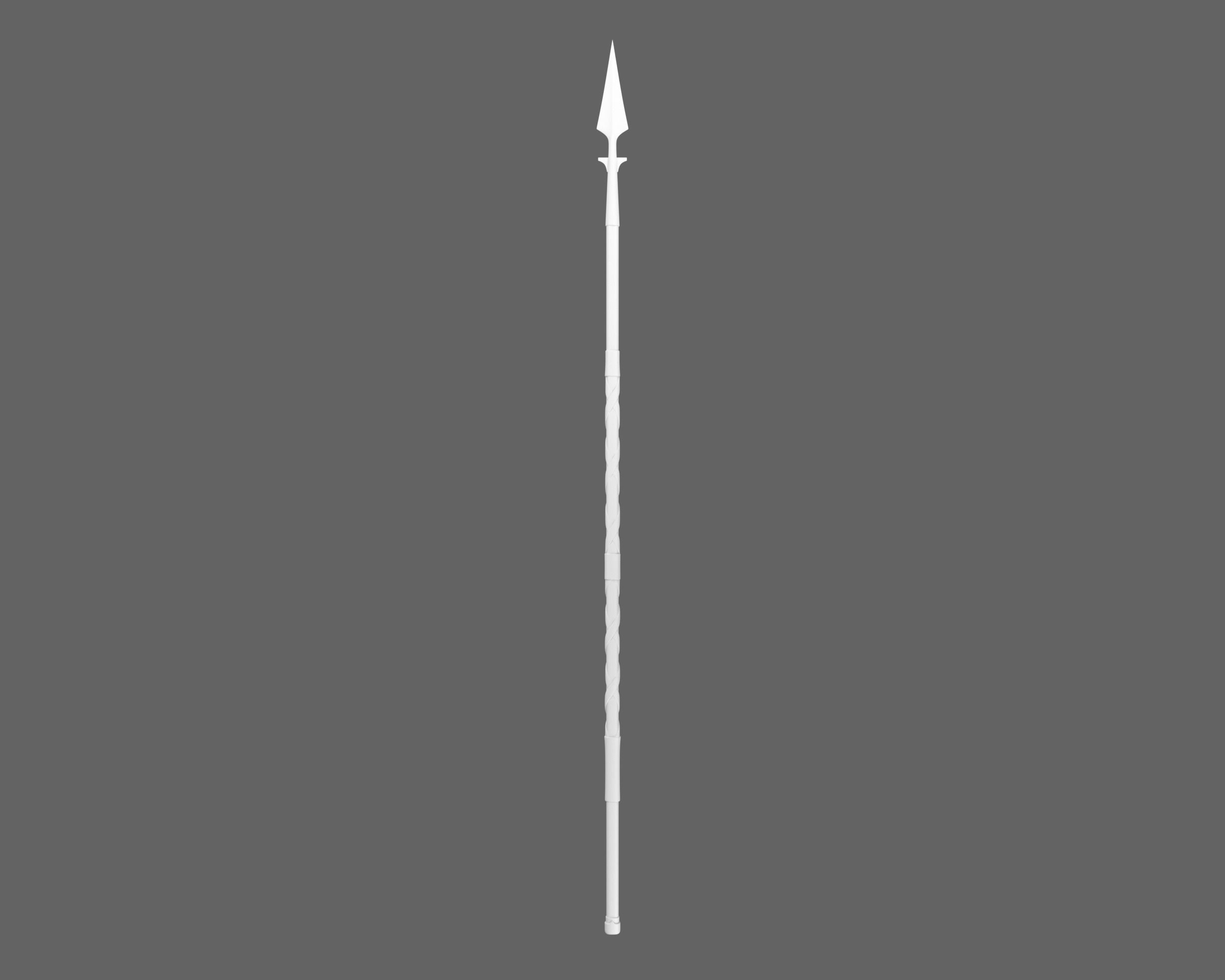 Ancient Viking Spear Low-poly 3D model_6