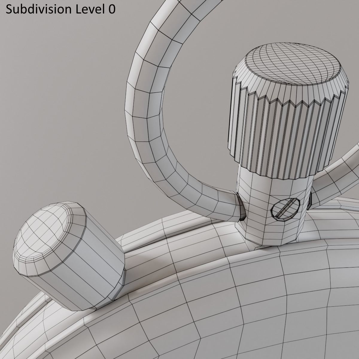 Stopwatch 3D model_13