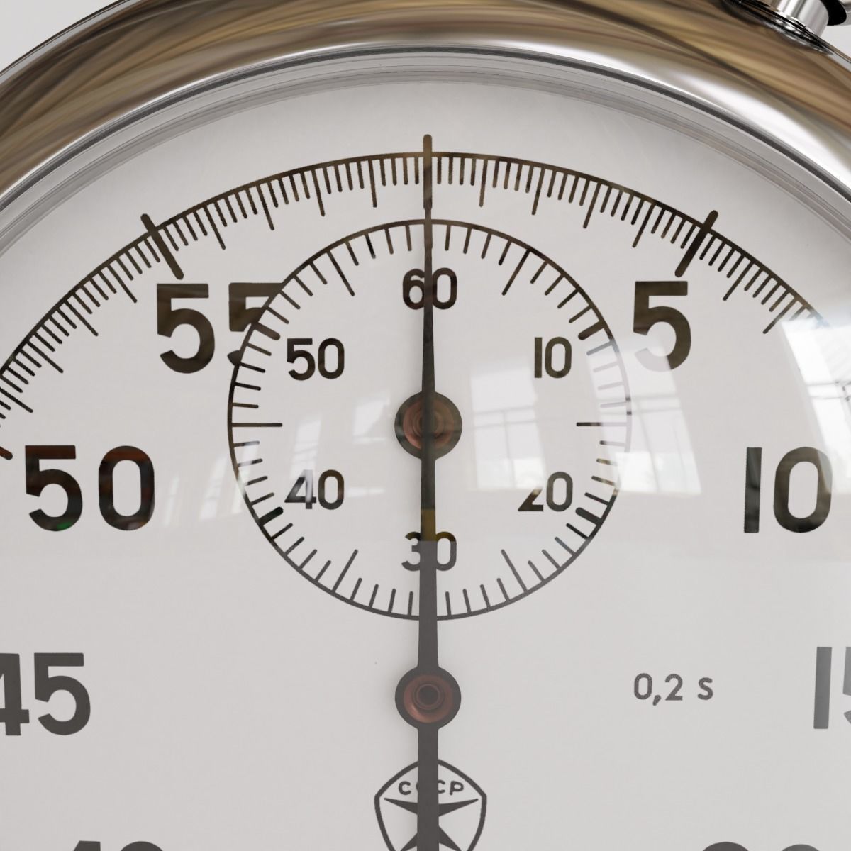 Stopwatch 3D model_5